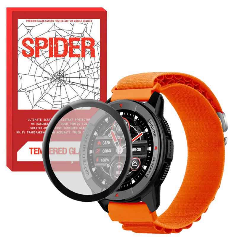 بند اسپایدر مدل LOOP ALPINE مناسب برای ساعت هوشمند میبرو X1 به همراه محافظ صفحه نمایش