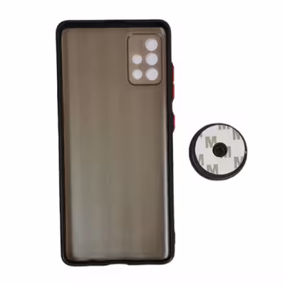 کاور طرح دخترانه کد 5160 مناسب برای گوشی موبایل سامسونگ Galaxy A51 به همراه پاپ سوکت