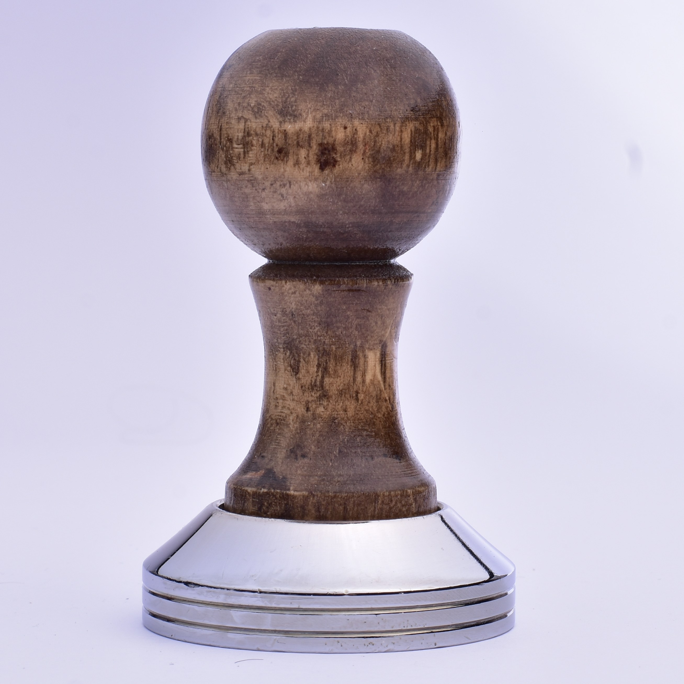 تمپر قهوه دسته چوبی سایز 58