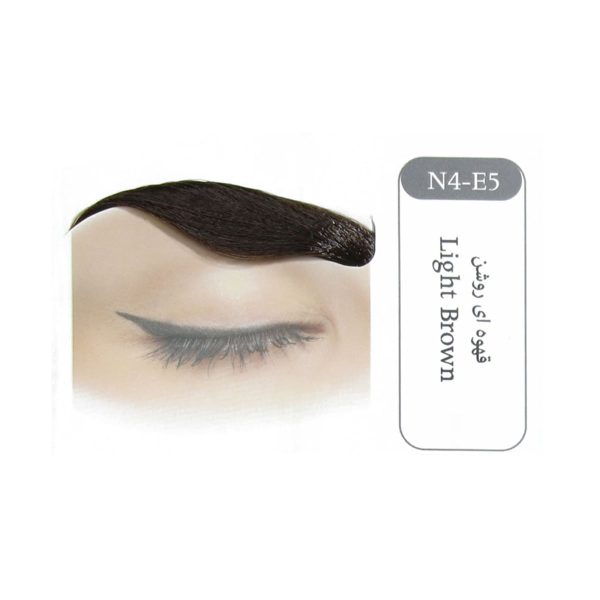 رنگ ابرو سانتکس قهوه‌ای روشن N4-E5