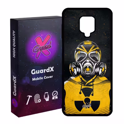 کاور گارد ایکس طرح Mask مدل Glass10164 مناسب برای گوشی موبایل شیائومی Redmi Note 9S / Note 9 Pro / Note 9 Pro Max