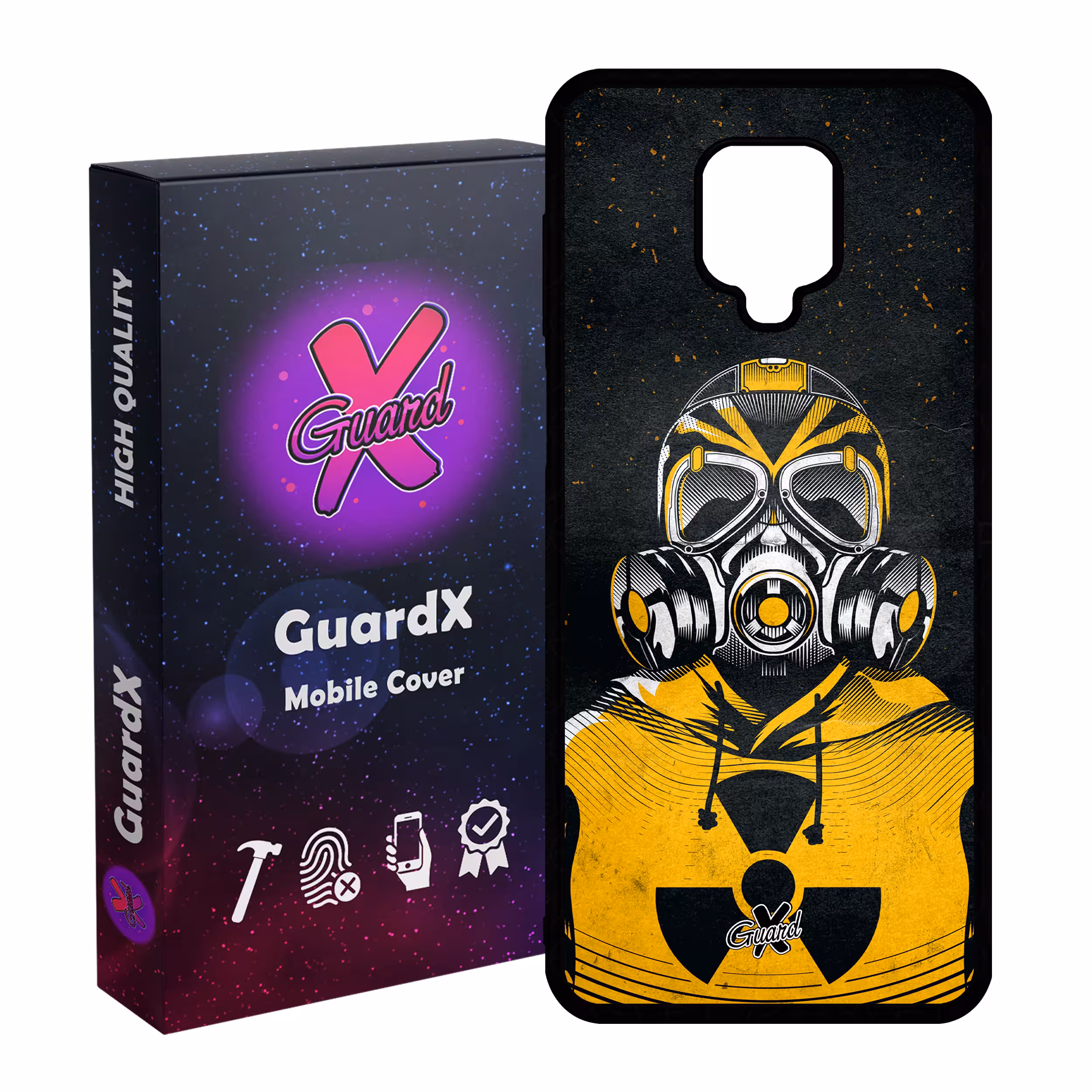 کاور گارد ایکس طرح Mask مدل Glass10164 مناسب برای گوشی موبایل شیائومی Redmi Note 9S / Note 9 Pro / Note 9 Pro Max