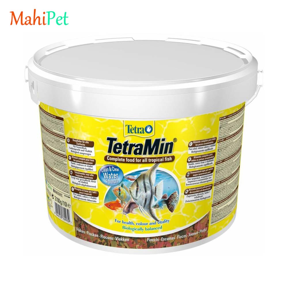 غذای مینی کریسپس ماهی گیاهخوار تترا tetra Min (فله ای) وزن 100 گرم