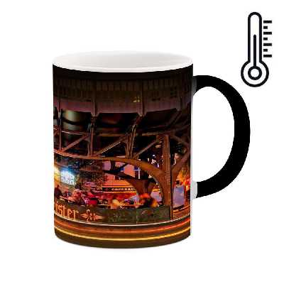 ماگ حرارتی کاکتی طرح رستوران مدل mgh15244