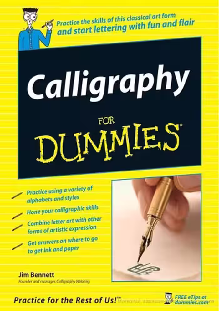 خرید و دانلود نسخه کامل کتاب Calligraphy For Dummies