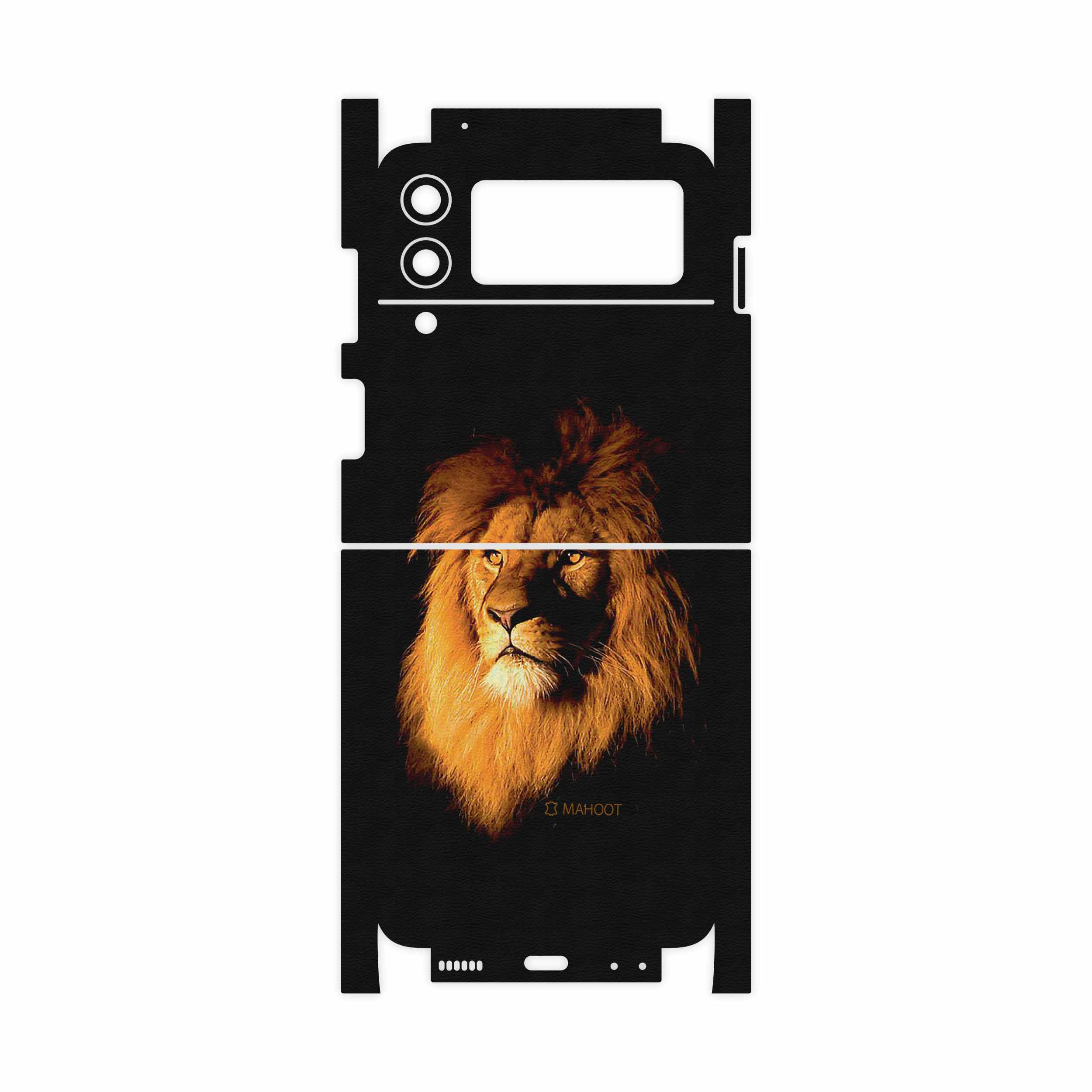 برچسب پوششی ماهوت مدل Lion-FullSkin مناسب برای گوشی موبایل سامسونگ Galaxy Z Flip3 5G