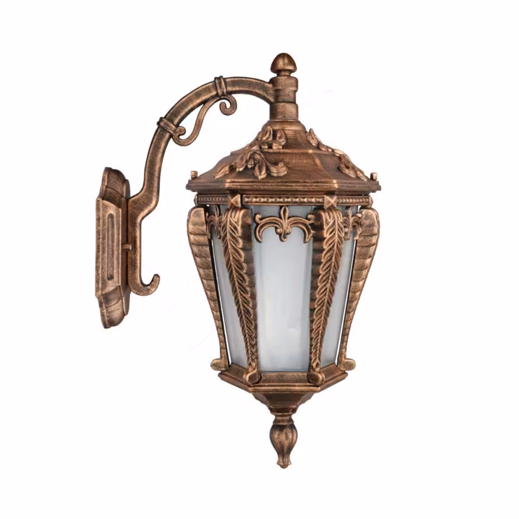 چراغ دیواری حیاطی و پارکی تکشیدفام مدل پالیز کد 8501-15
