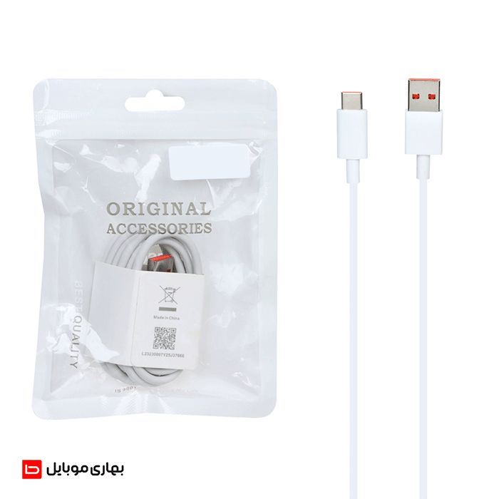 خرید کابل شارژ سرکارتنی Xiaomi Type-C مدل 67W - بهاری موبایل