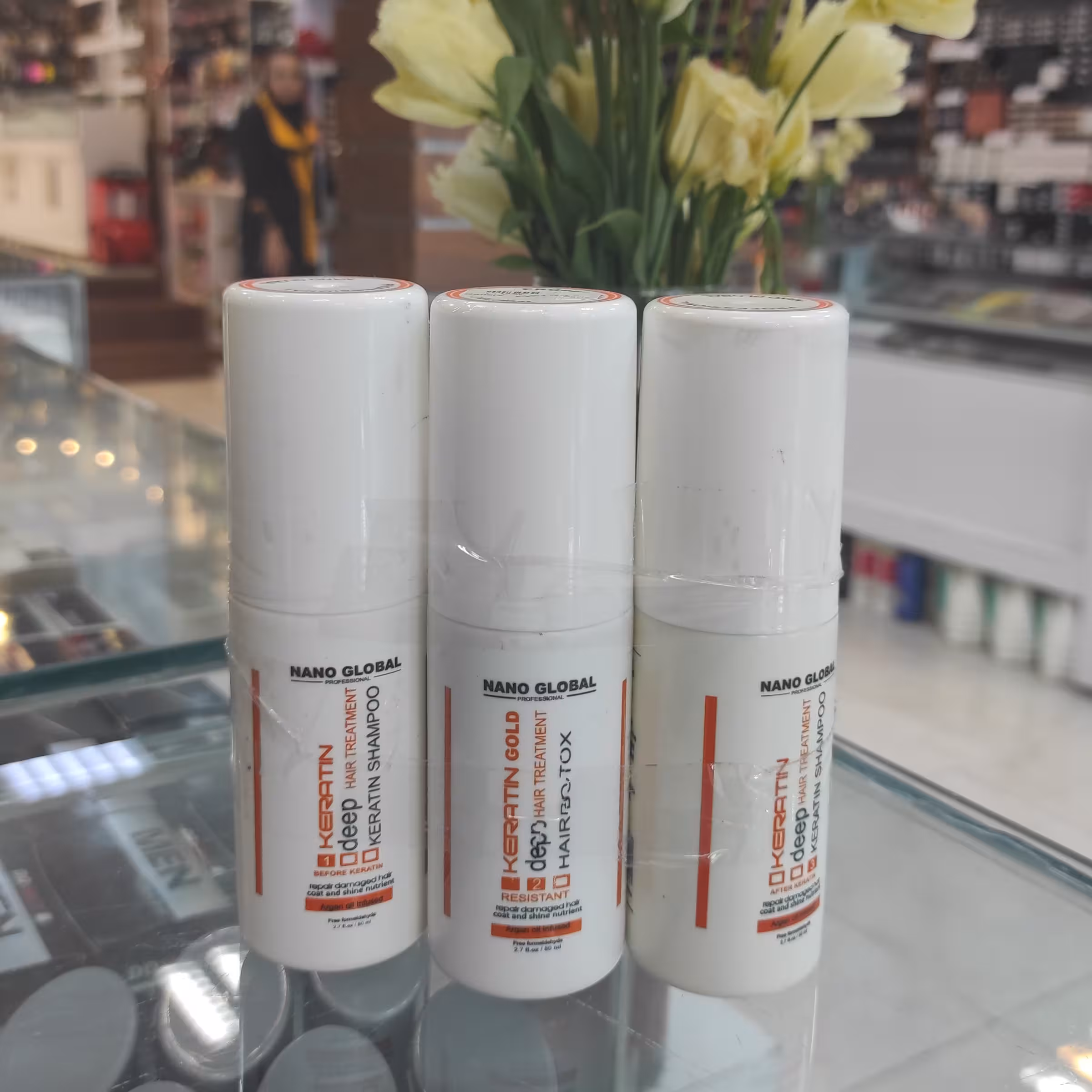 کراتین نانو گلوبال سه مرحله ای 240میل هر کدام 80میل