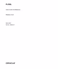 خرید و دانلود نسخه کامل کتاب Oracle PL/SQL User’s Guide and Reference
