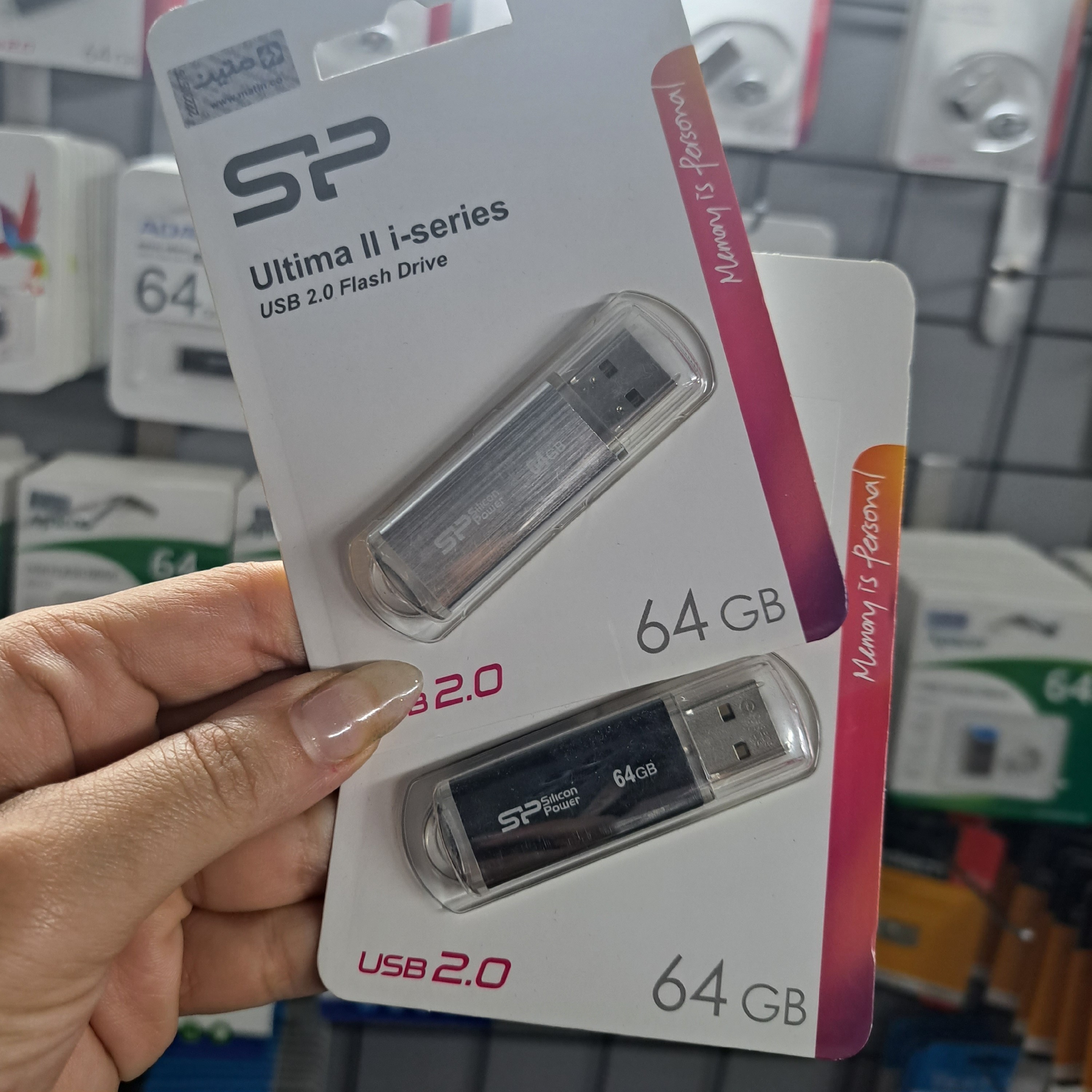 فلش سیلیکون پاور  64 گیگ Ultimate ll