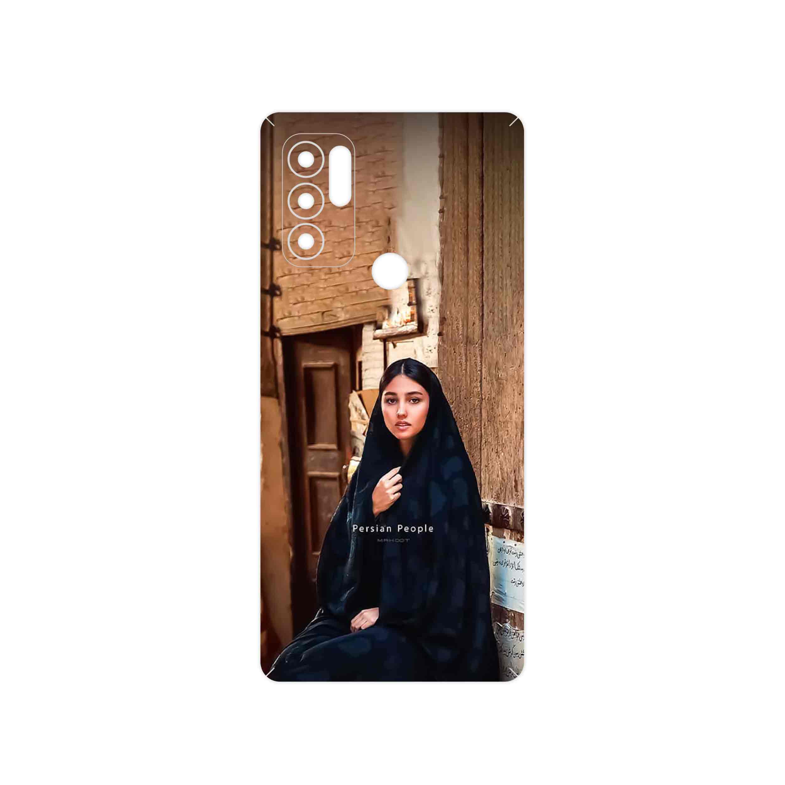 برچسب پوششی ماهوت مدل Portrait of an Iranian Woman مناسب برای گوشی موبایل موتورولا Moto G60S