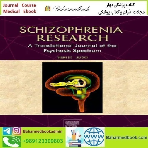 Schizophrenia Research Volume 251 to 257 2023 TRU
