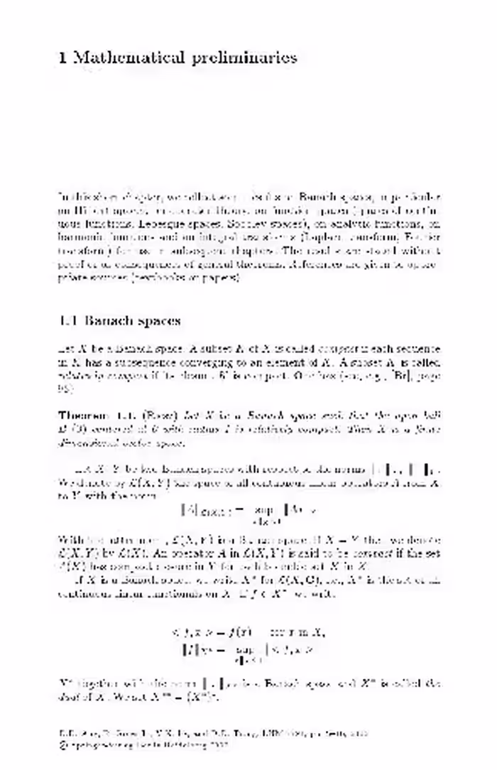 خرید و دانلود نسخه کامل کتاب Mathematical preliminaries