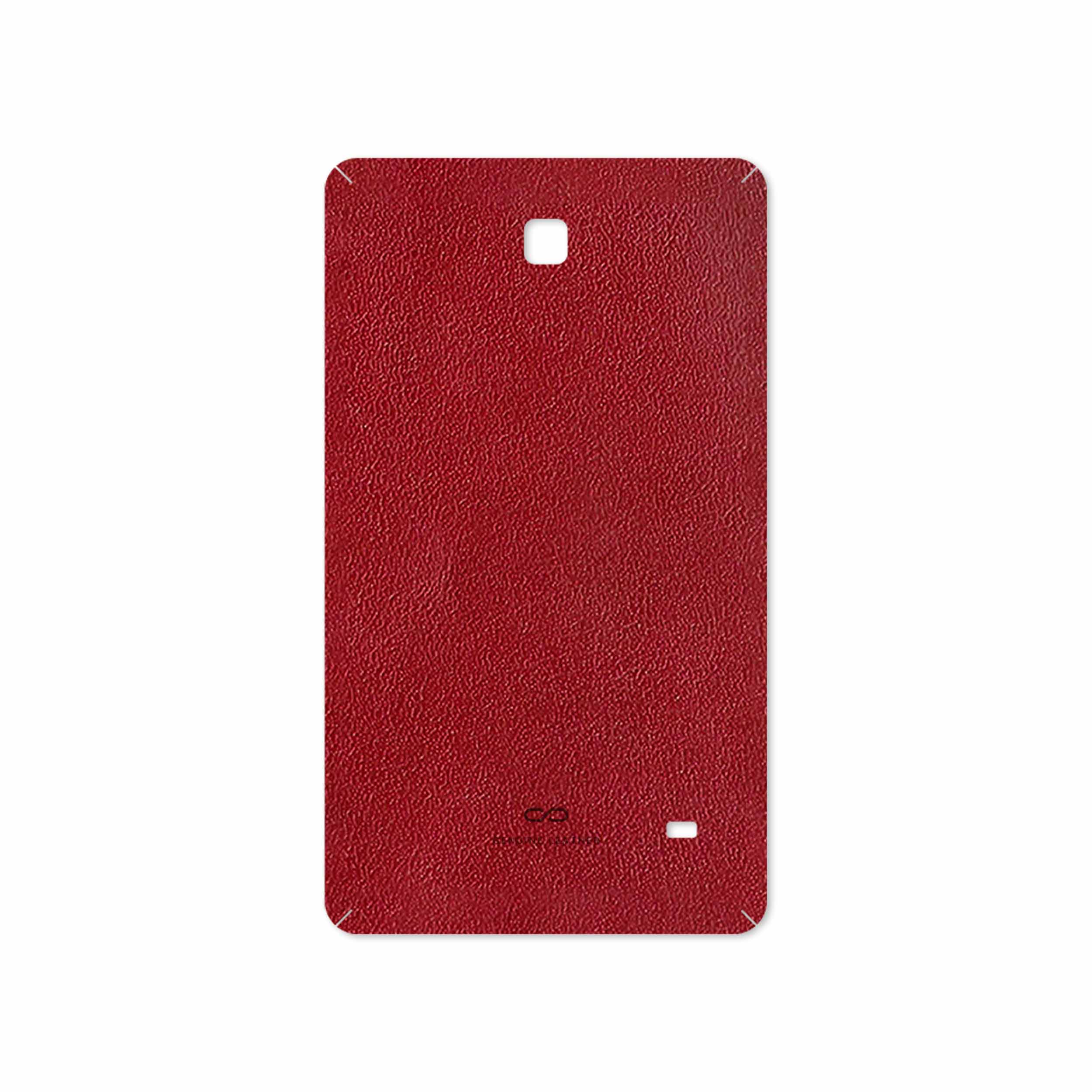 برچسب پوششی ماهوت مدل Red-Leather مناسب برای تبلت سامسونگ Galaxy Tab 4 7.0 2014 T231