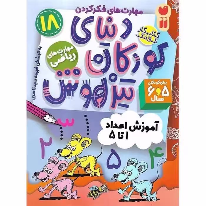کتاب کار دنیای کودکان تیزهوش 18 (مهارت های ریاضی) - کتاب‌فروشی کوچه کتاب