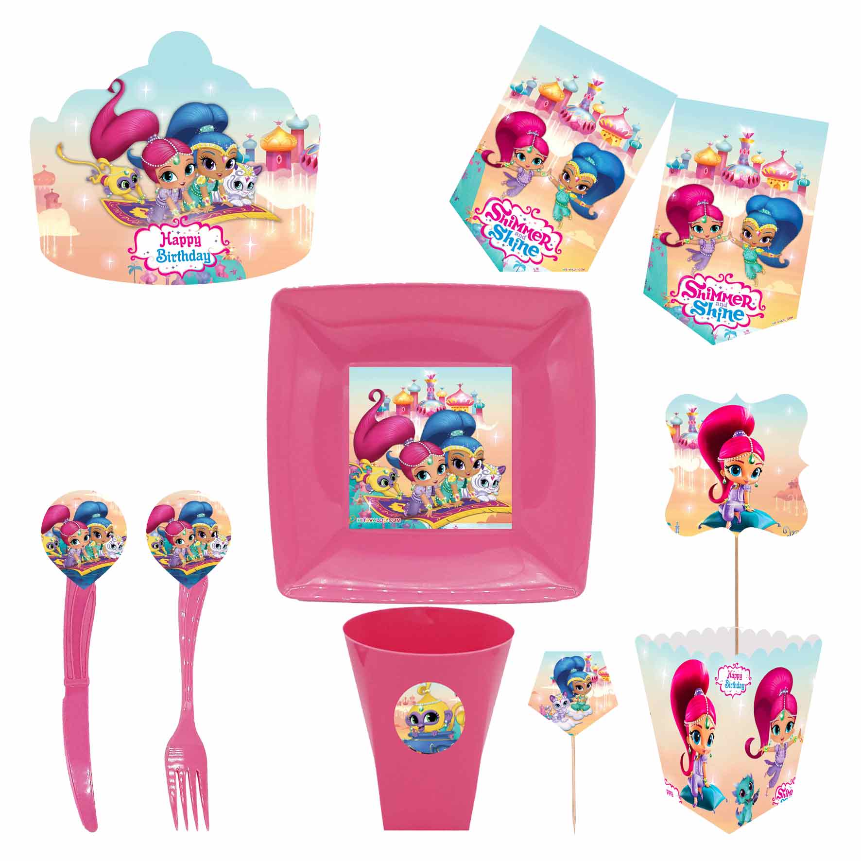  مجموعه 72 عددی تم تولد طرح شیمر و شاین