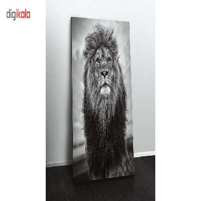 تابلو شاسی ونسونی طرح Stand Of Lion سایز 50 × 70