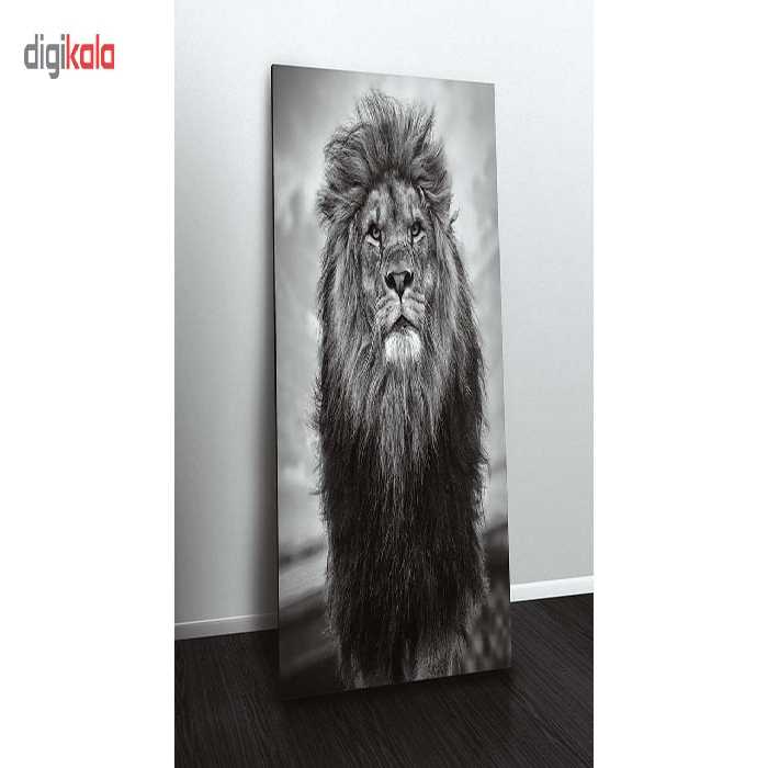تابلو شاسی ونسونی طرح Stand Of Lion سایز 50 × 70