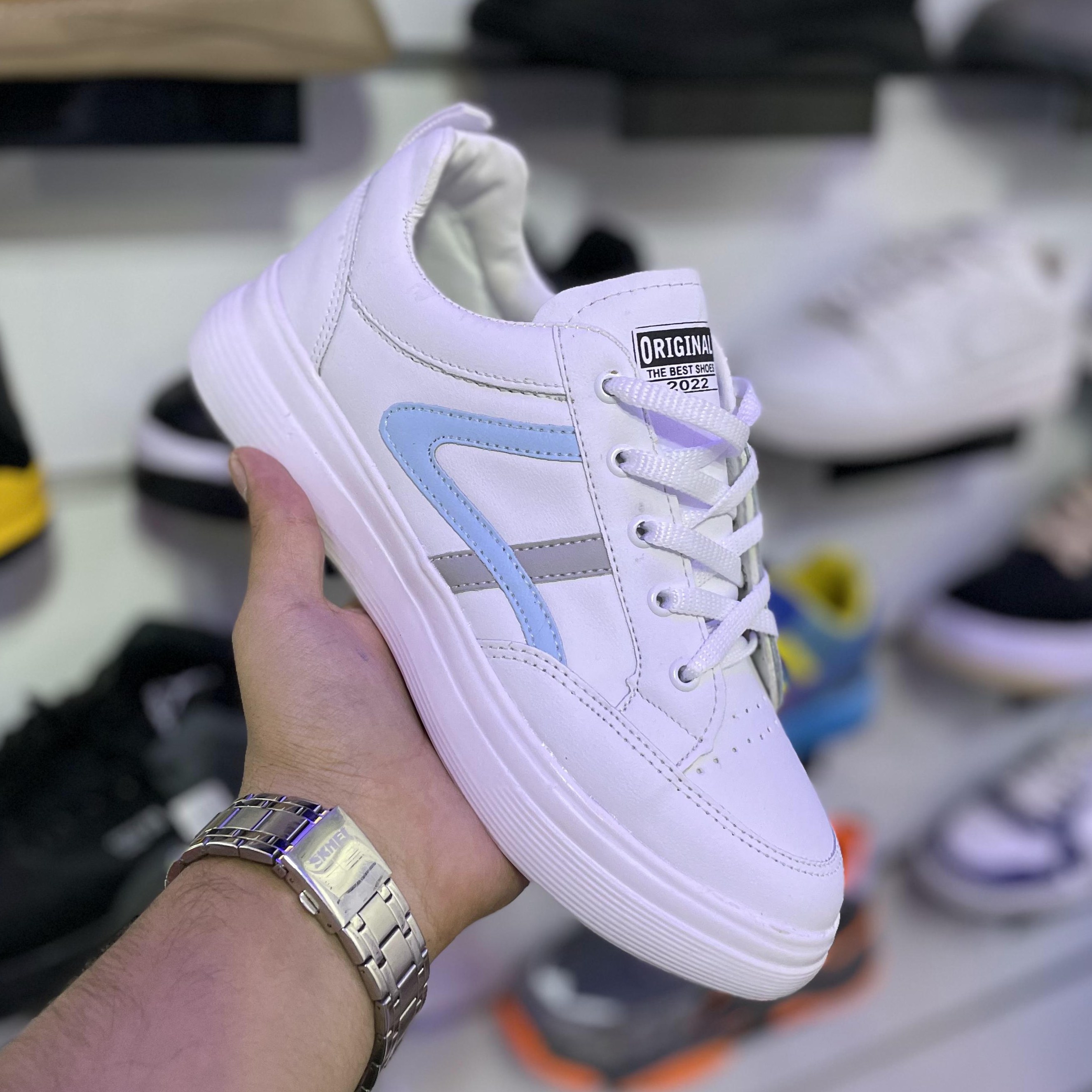 کفش اسپرت زنانه آسیکس ASICS -  رنگ سفید سایزبندی 37 تا 40