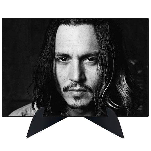 تابلو شاسی رومیزی طرح جانی دپ مدل بازیگران هالیوود AG-115