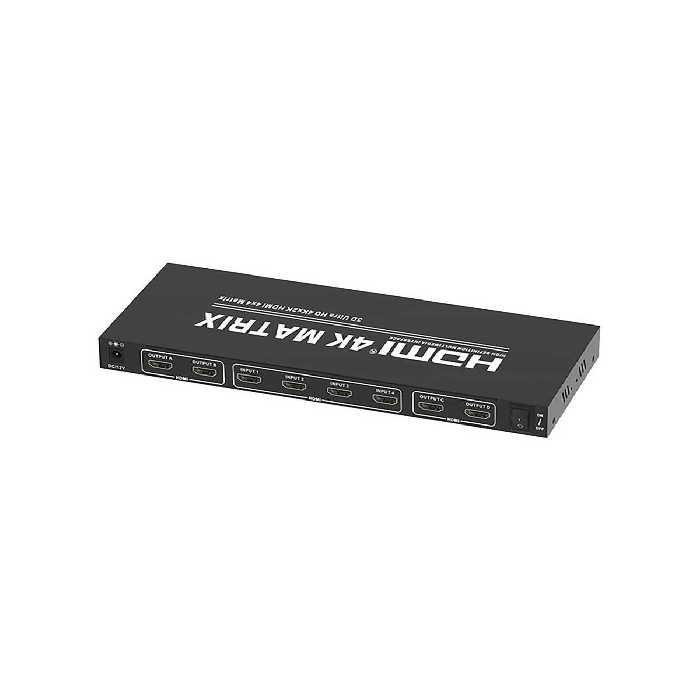 ارسال فوری   ضمانت اصالت کالا   ماتریکس سوئیچ 4×4 HDMI تی سی تی TC-HMX-44