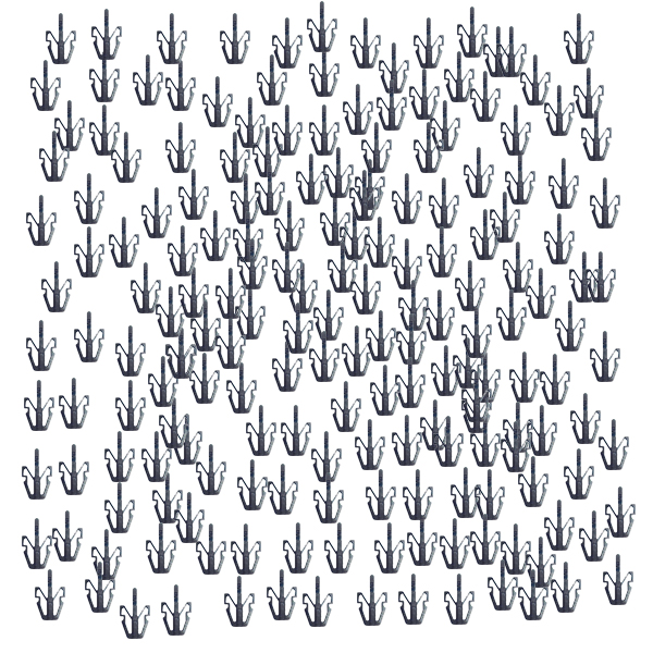 خار جلو پنجره خودرو مدل SP-51 مناسب برای پراید بسته 200 عددی