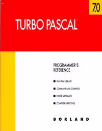 خرید و دانلود نسخه کامل کتاب Turbo Pascal® version 7.0 programmer's reference