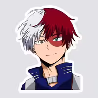 استیکر لپ تاپ پیکسل میکسل مدل My Hero Academia کد 01