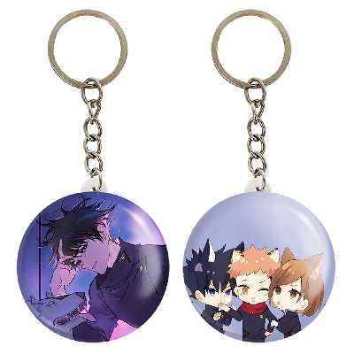 جاکلیدی خندالو مدل فوشیگورو مگومی و نوبارا و ایتادوری انیمه جوجوتسو کایزن کد 1110111104 مجموعه 2 عددی