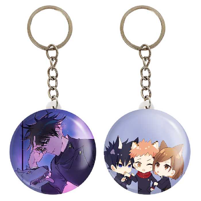 جاکلیدی خندالو مدل فوشیگورو مگومی و نوبارا و ایتادوری انیمه جوجوتسو کایزن کد 1110111104 مجموعه 2 عددی