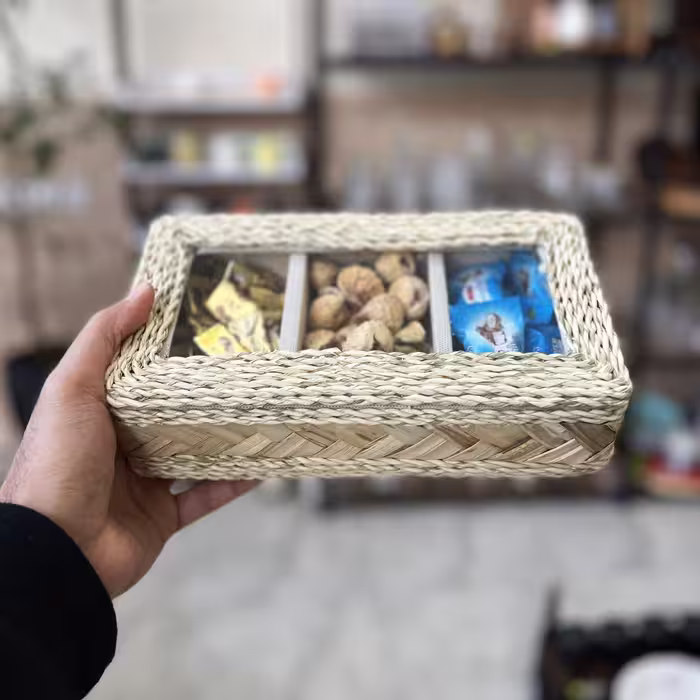جعبه چای کیسه ای مدل سنتی سه خانه
