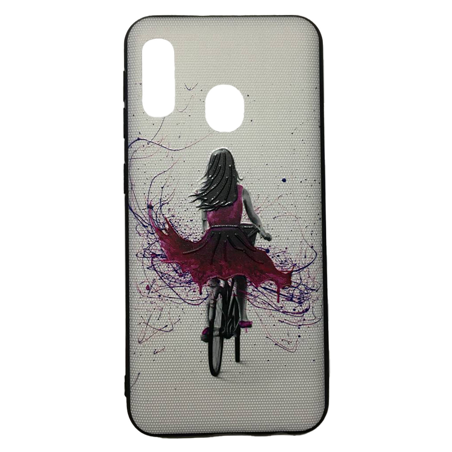 کاور طرح دختر کد 04 مناسب برای گوشی موبایل سامسونگ Galaxy A20E
