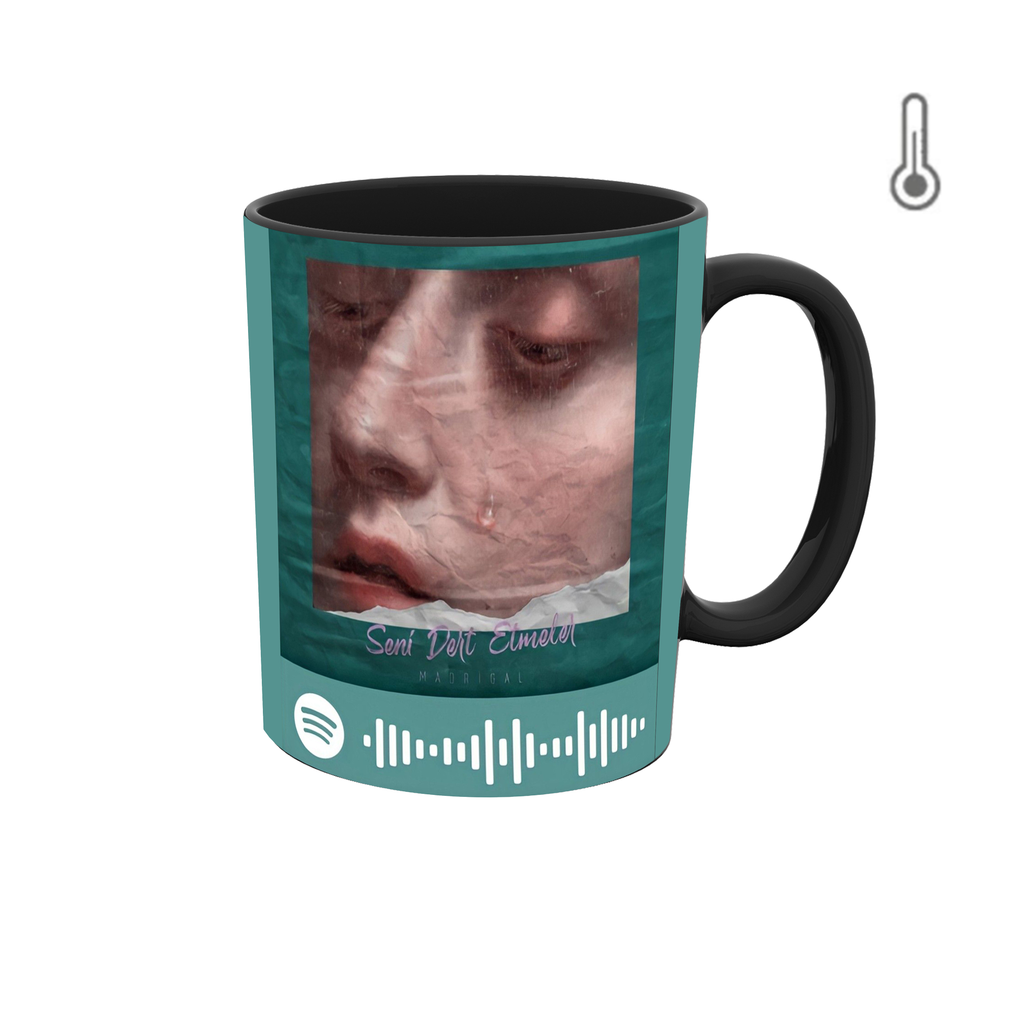 ماگ حرارتی طرح آهنگ 