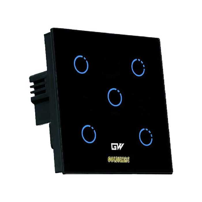 کلید پنج پل لمسی هوشمند گلدور