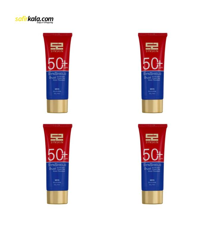 کرم ژل ضد آفتاب ساین اسکین مدل Invsible M حجم 50 میلی لیتر مجموعه 4 عددی