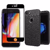 کاور مورفی مدل AUG7 مناسب برای گوشی موبایل اپل Iphone 8 به همراه محافظ صفحه نمایش 