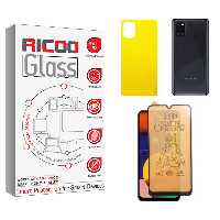 محافظ صفحه نمایش سرامیکی مات ریکو مدل Ricoo  مناسب برای گوشی موبایل سامسونگ Galaxy A31  به همراه محافظ پشت گوشی | کالا برتری