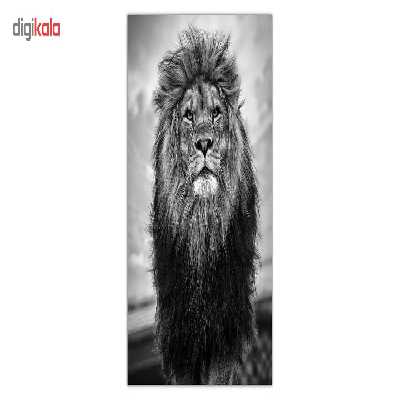 تابلو شاسی ونسونی طرح Stand Of Lion سایز 50 × 70