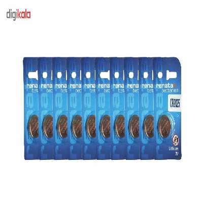 باتری سکه ای رناتا مدل CR2025 بسته 10 عددی