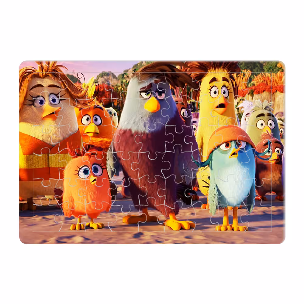 پازل 54 تکه طرح Angry Birds مدل P165