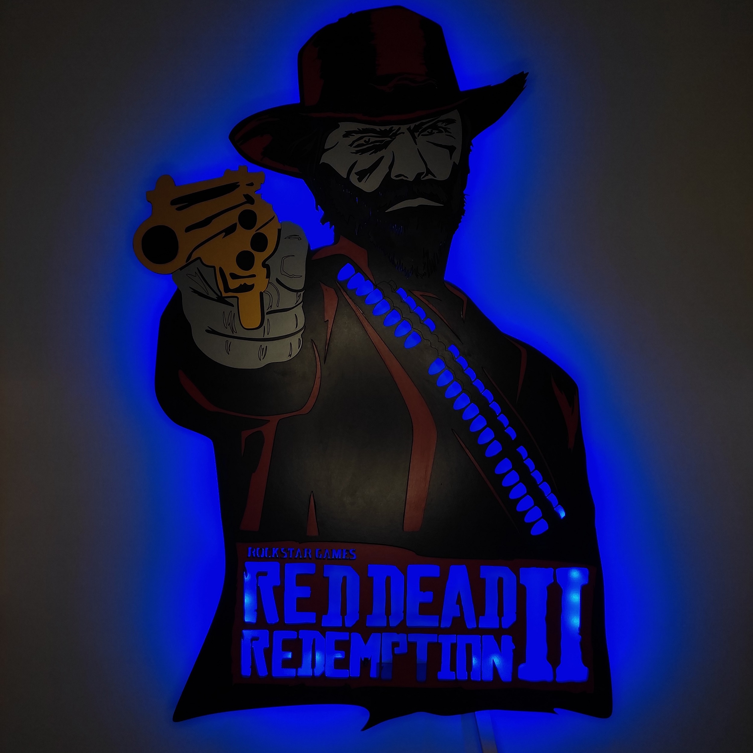 چراغ دیواری طرح رد دد مدل آرتور مورگان