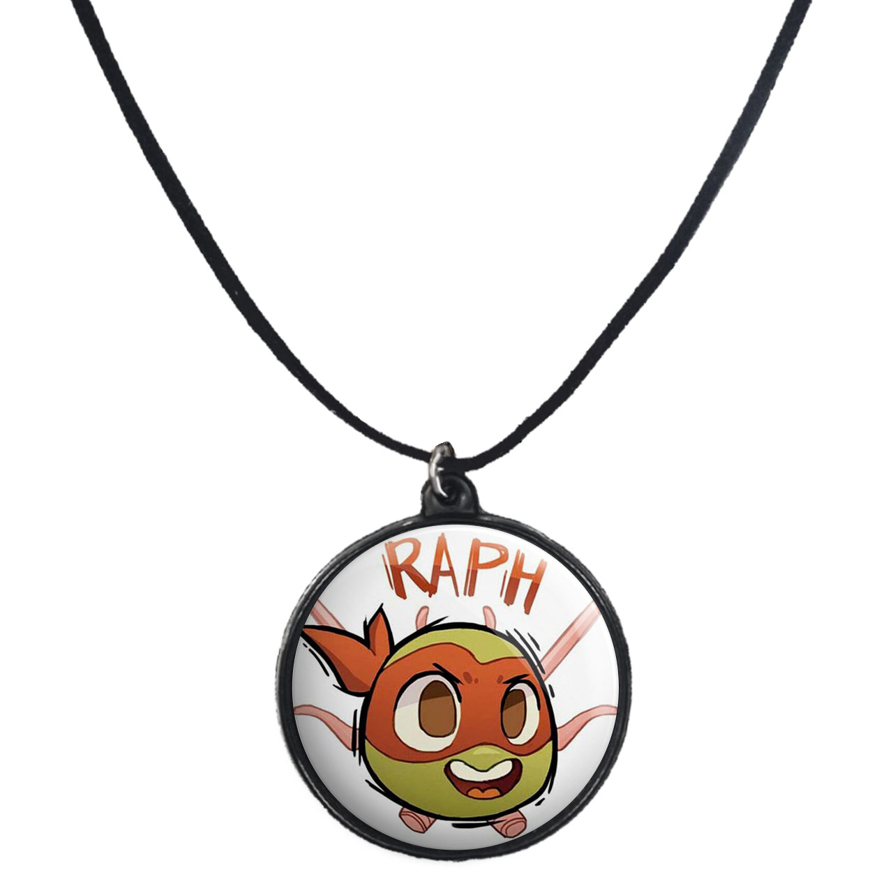 گردنبند پرمانه طرح لاکپشت‌های نینجا کد pmb.9950 مدل دو طرفه