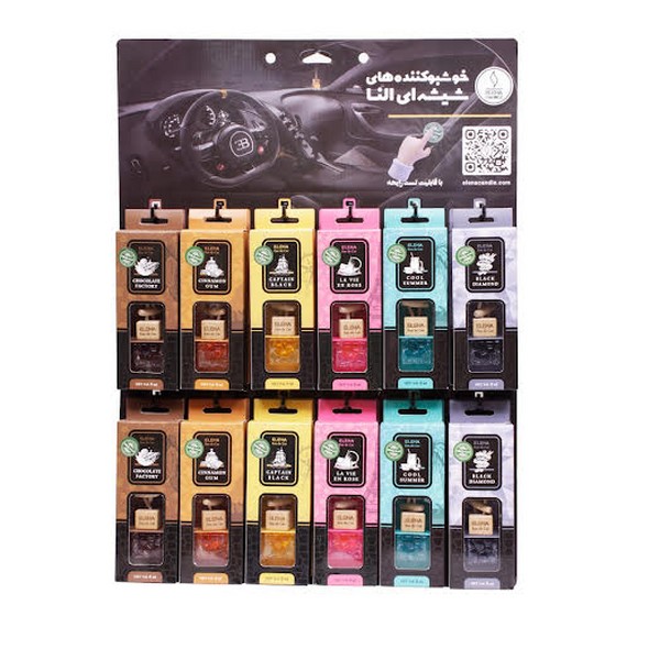 خوشبو کننده خودرو النا مدل شیشه ای