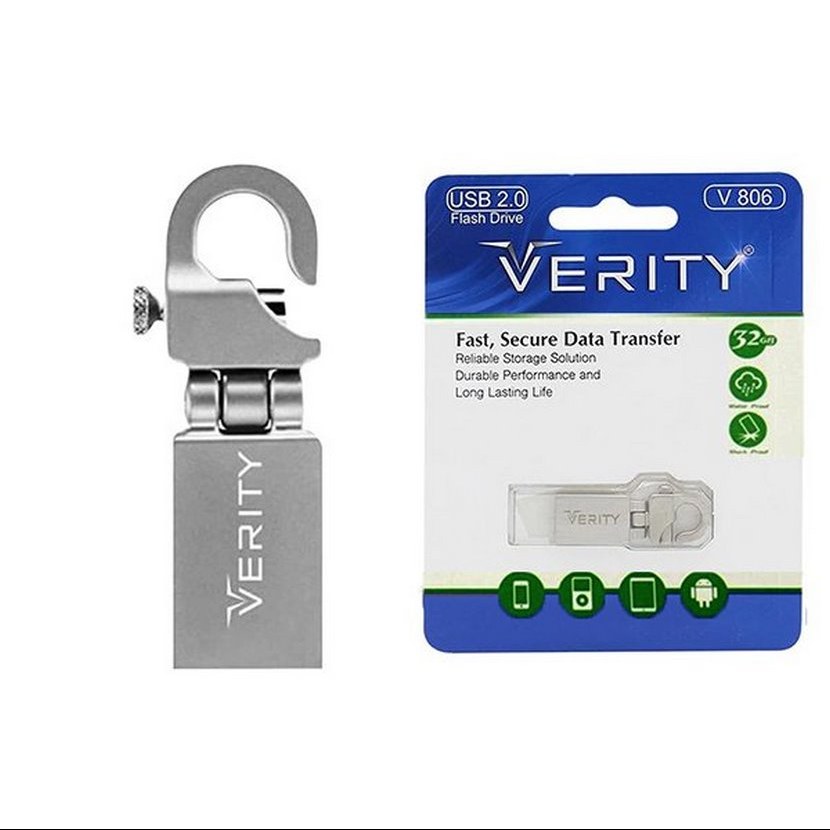 فلش مموری وریتی ظرفیت 32 گیگابایت usb2.0 مدل v806