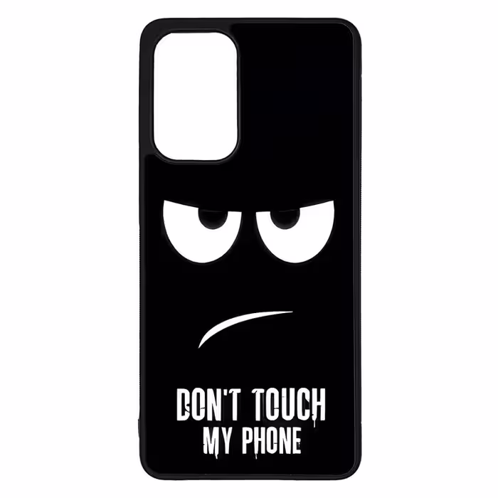 کاور طرح DONT TOUCH MY PHONE کد G-090 مناسب برای گوشی موبایل سامسونگ Galaxy A73 / A73 5G | دیجی قاب دونی