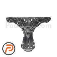 پایه مبلی یال شیری مشکی