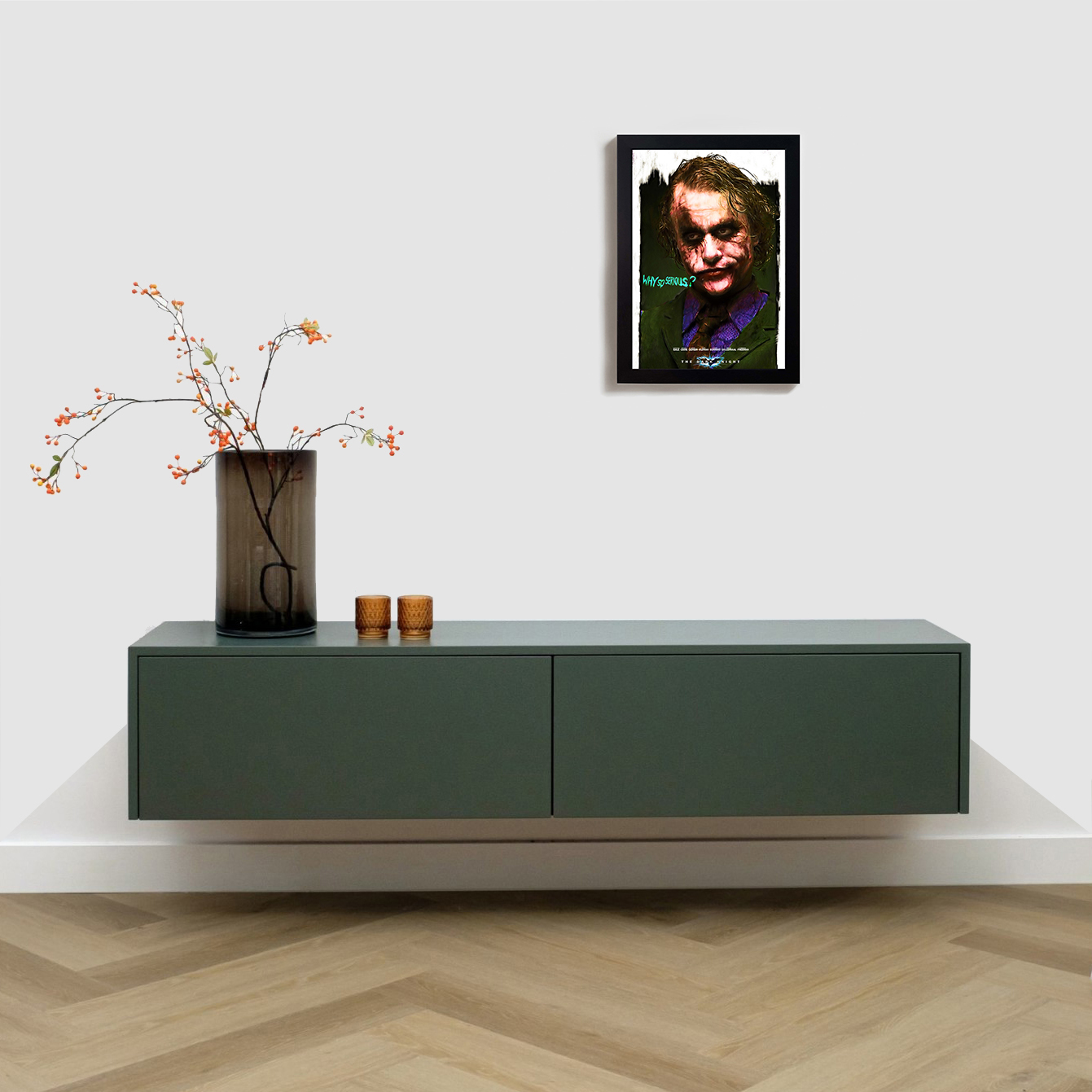 تابلو مدل فیلم بتمن شوالیه تاریکی جوکر batman the dark knight joker B330