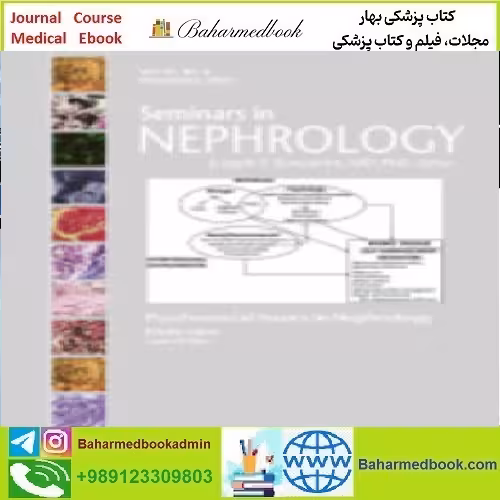 Seminars in Nephrology Volume 41 Issue 1 to 6 2021 TRUE PD