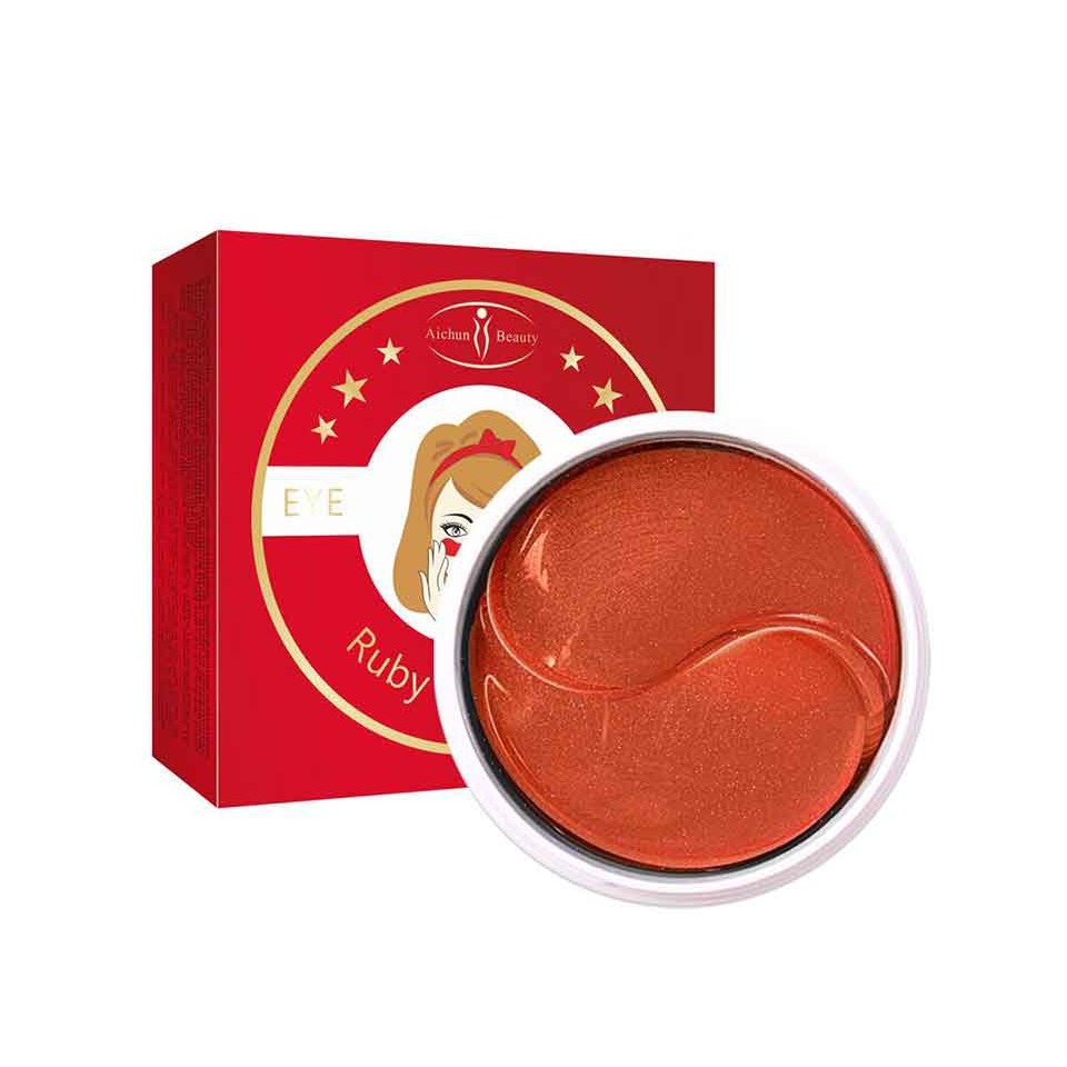پچ زیر چشم کاسه ای در 4 عصاره خاویار و آووکادو و یاقوت سرخ و هیالورونیک اسید 60 عددی در هر بسته